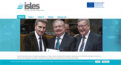 Desktop Screenshot of islesproject.eu